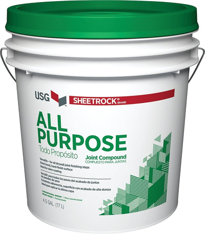 Sheetrock Joint Compound, Paste, Off-White, 4.5 gal Pail