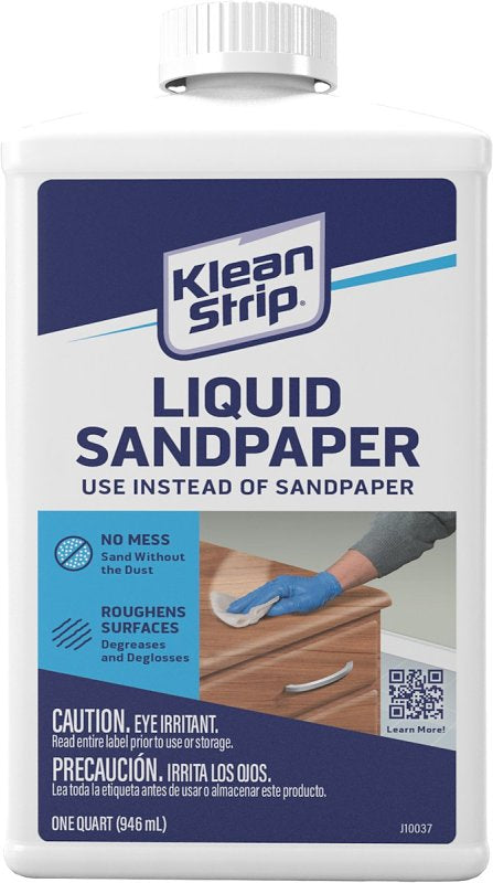Klean Strip QWN285 Sander Deglosser, Liquid, 1 qt