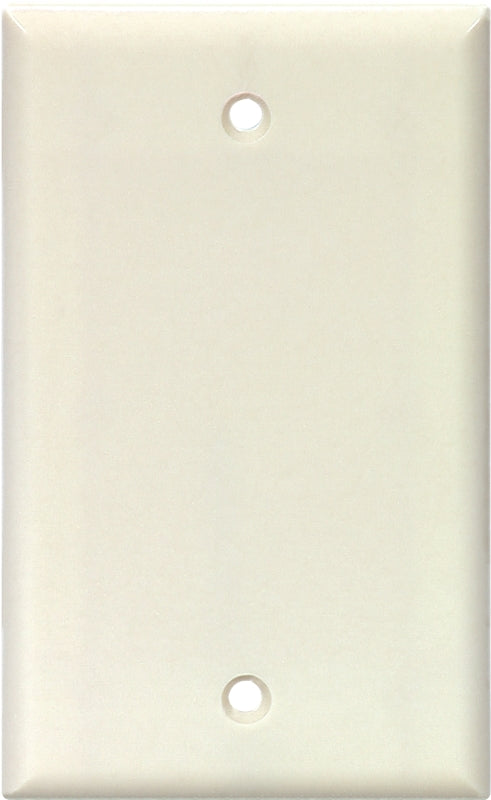 Arrow Hart 2129 Wallplate, 4.95 in L, 2-3/4 in W, 0.08 in Thick, 1 -Gang, Polycarbonate, White
