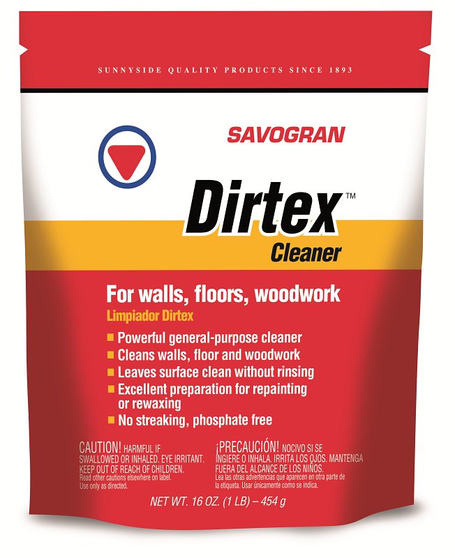 Dirtex 10601 Cleaner, 1 lb, Box, Solid, Orange
