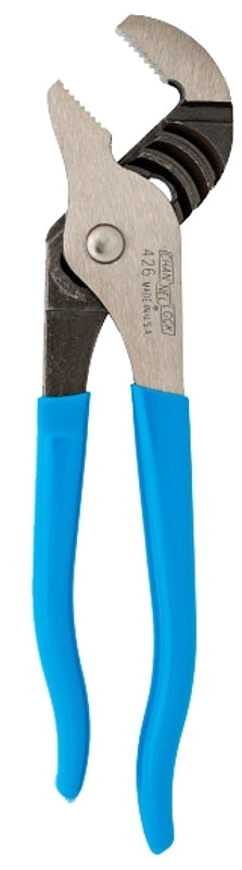Channellock Tongue and Groove Pliers, 6-1/2 in OAL, 0.87 in Jaw Opening, Blue Handle, Cushion Grip Handle