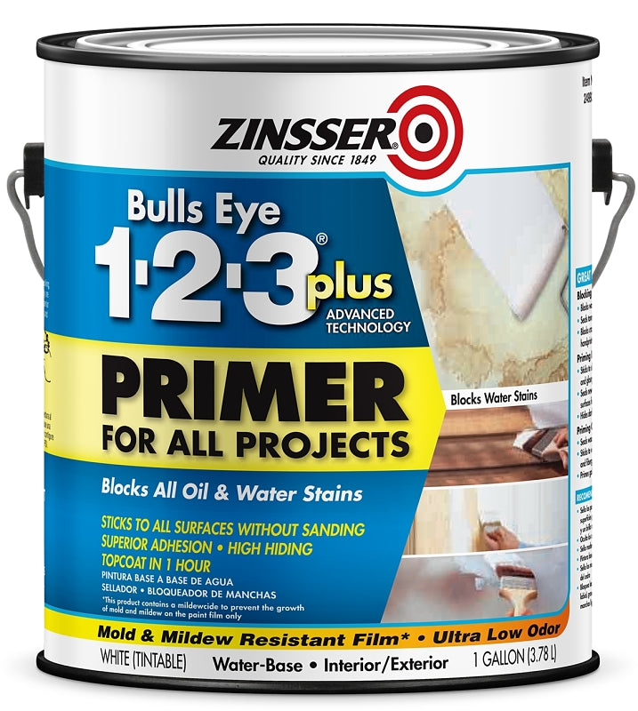 Zinsser Primer, White, 1 gal, Can