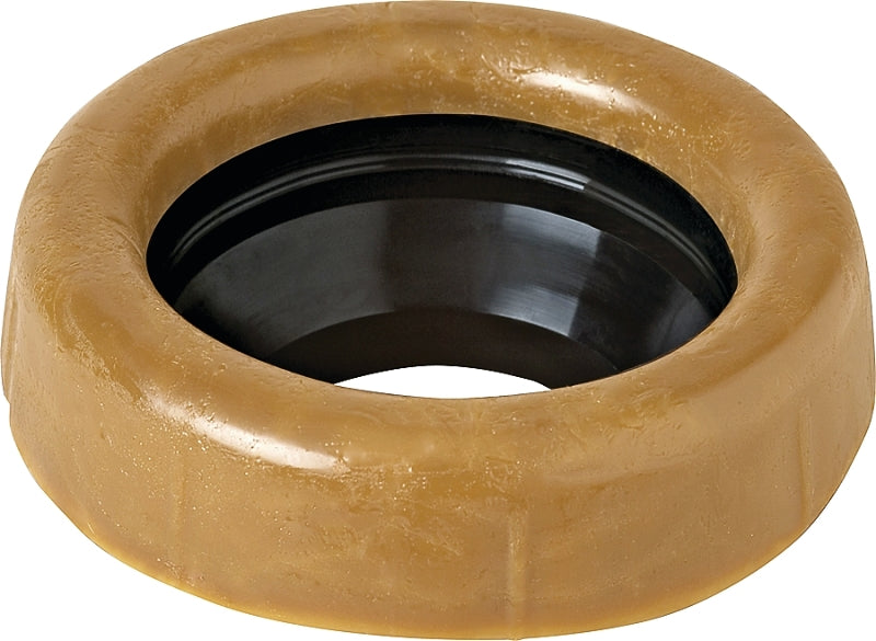 Harvey Wax Ring, Polyethylene, Brown, For: 3 in and 4 in Waste Lines