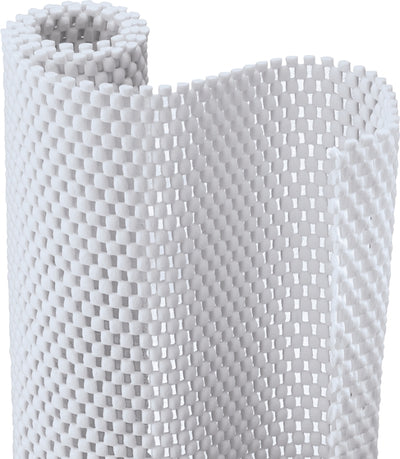 Con-Tact 04F-C6L52-06 Shelf and Drawer Liner, 4 ft L, 12 in W, Foam/PVC, Bright White