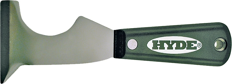 Hyde Black & Silver Series 02970 Multi-Tool, 2-1/2 in W Blade, Full Tang Blade, HCS Blade, Nylon Handle