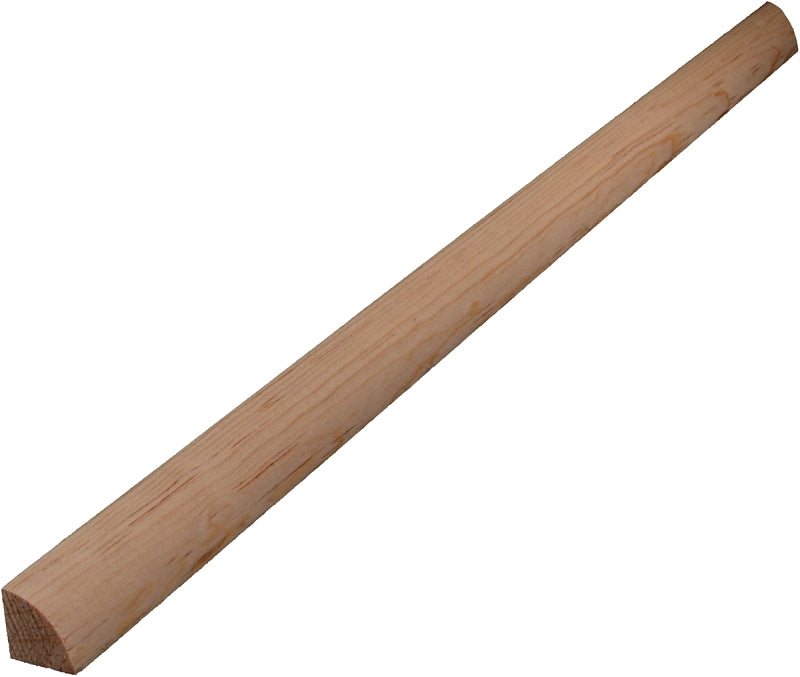 ALEXANDRIA Moulding Quarter Round Molding, 96 in L, 3/4 in W, Pine