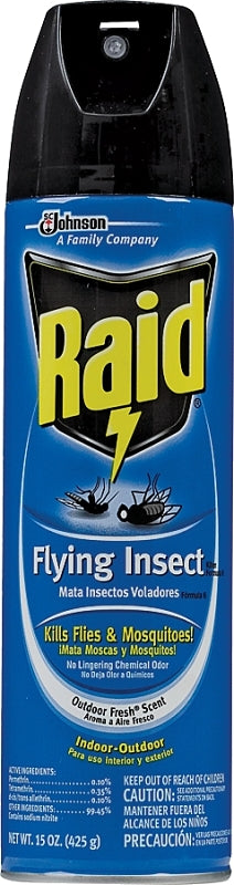 Raid Flying Insect Killer, Liquid, Spray Application, 15 oz Sprayer