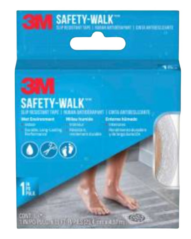 3M 7640 Tread, 180 in L, 1 in W, Clear