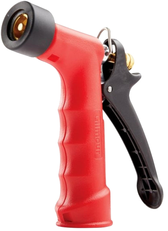 Gilmour 805722-1001 Hose Nozzle, Brass/Stainless Steel/Zinc, Red