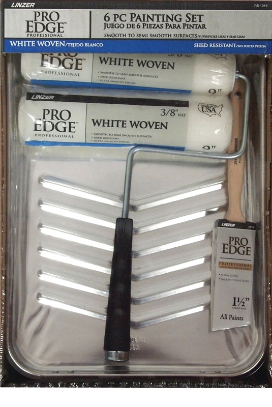 Linzer Roller and Tray Kit, Includes: (1) Metal Tray and (1) Liner