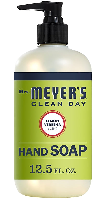 Mrs. Meyer's Hand Soap, Liquid, Lemon Verbena, 12.5 oz Bottle