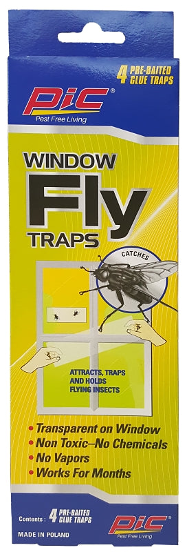 PIC FTRP Window Fly Trap, Solid, Characteristic