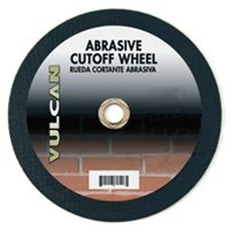Vulcan Type 1 Abrasive Cut-Off Wheel, 4-1/2 in Dia, 3/32 in Thick, 7/8 in Arbor, Premium