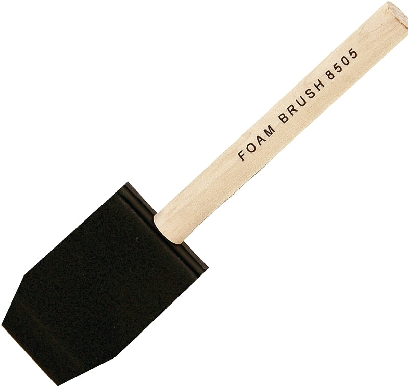 ProSource Paint Brush, 1 in Brush, Foam Brush, Wood Handle