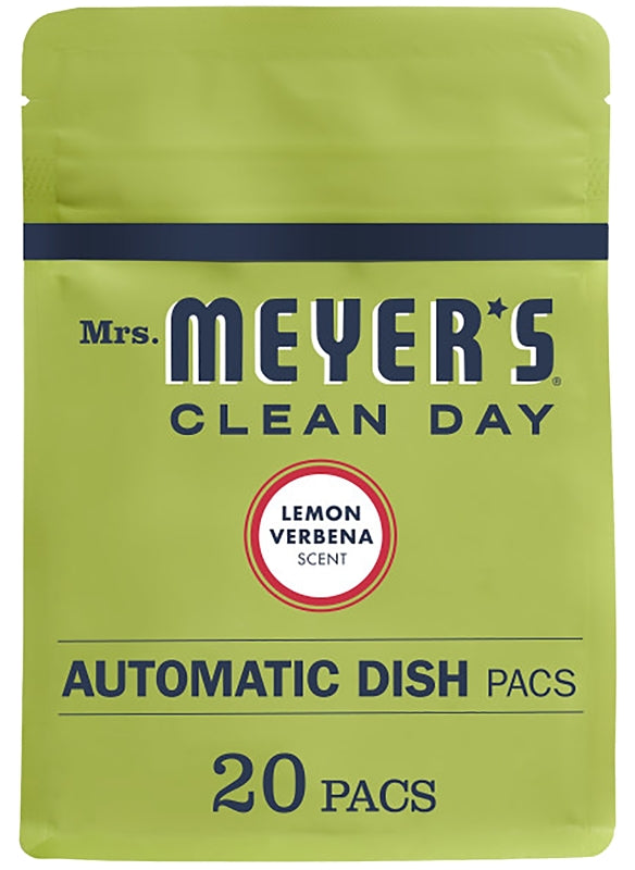 Mrs. Meyer's Clean Day Dishwasher Packs, Lemon Verbena, 20 Count