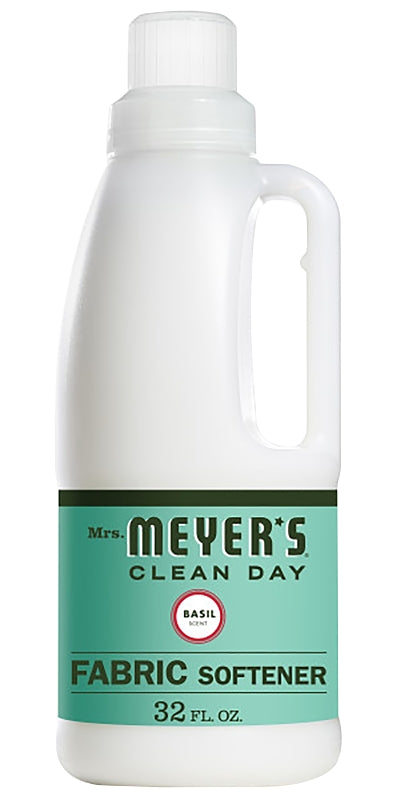 Mrs. Meyer's Clean Day Fabric Softener, Basil, 32 oz