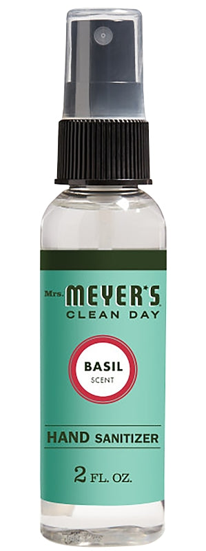 Mrs. Meyer's Clean Day Hand Sanitizer, Basil, 2 oz