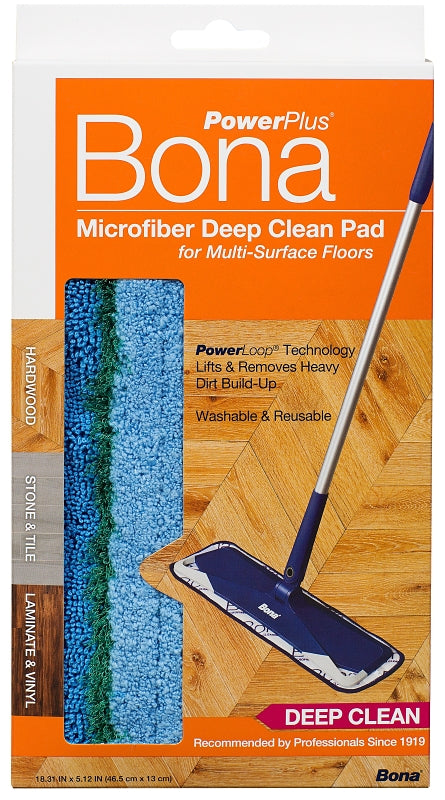Bona PowerPlus AX0003495 Cleaning Pad, Microfiber