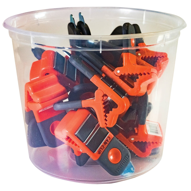 ALLWAY CCL15 2-in-1 Can Clip Bucket, Plastic, Clear