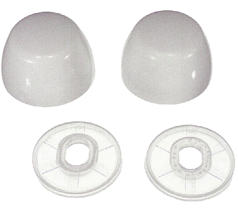 Danco 80821 Universal Bolt Cap, Plastic, White