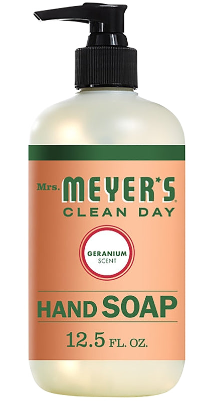 Mrs. Meyer's Clean Day Liquid Hand Soap, Geranium, 12.5 oz