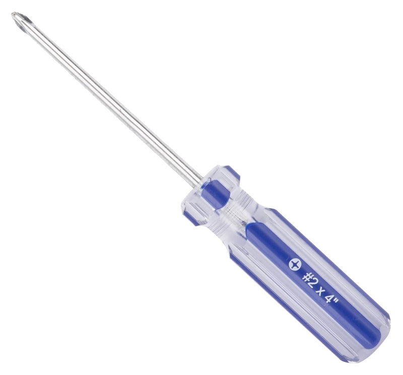 Vulcan Screwdriver, 2 Drive, Phillips Drive, 7-1/2 in OAL, 4 in L Shank, Plastic Handle