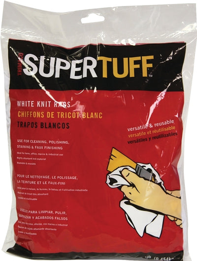 Trimaco Wipes, T-shirt Knit, White