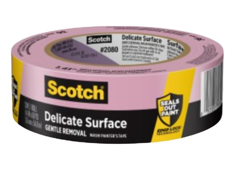 Scotch Painter's Tape, 60 yd L, 1.41 in W, Purple