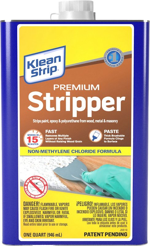 Klean Strip Paint Stripper, 1 qt, Liquid, Aromatic
