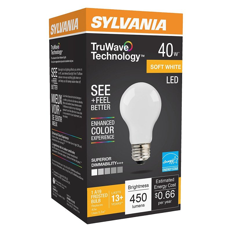 Sylvania LED Bulb, General Purpose, E26 Lamp Base, Dimmable, Frosted