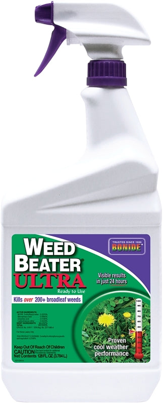 Weed Beater 307 Weed Killer, Liquid, Spray Application, 1 qt
