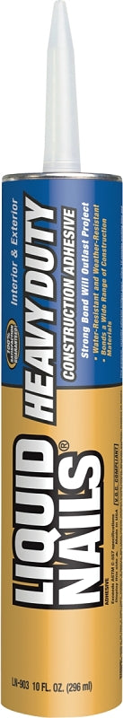 Liquid Nails -10 oz Construction Adhesive, Tan, 10 oz, Cartridge