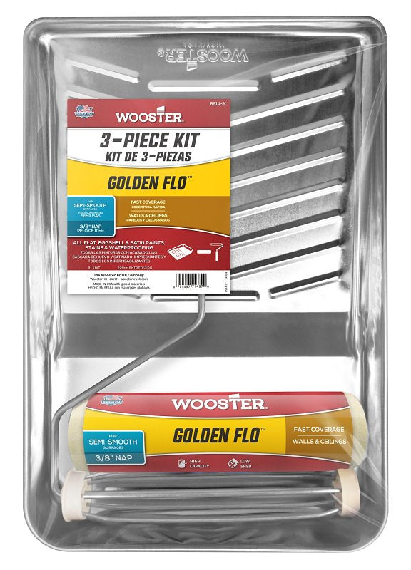 Wooster R914-9 Roller Kit, Specifications: White Roller, 3-Piece