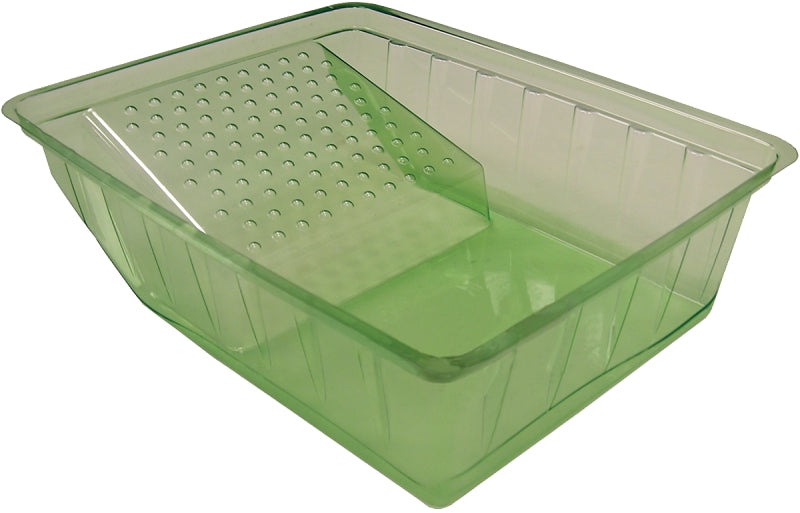 Midstate Plastics 201303 Paint Tray, 6 in W, Plastic, Green
