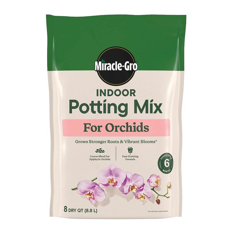 Miracle-Gro 74778300 Orchid Potting Mix Coarse Blend, 8 qt Bag