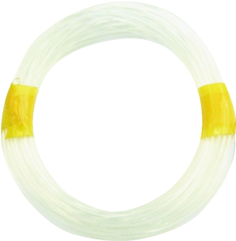OOK Picture Hanging Wire, 15 ft L, Nylon, Clear, 20 lb