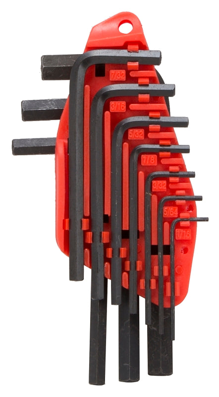 Vulcan Short Arm Hex Key Set, 10-Piece, Black