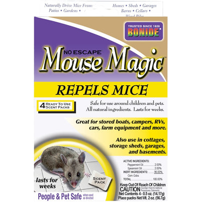 Bonide Mouse Magic 865 Mouse Repellent, Gray