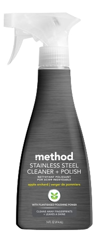 Method Stainless Steel Polish Spray, Apple Orchard, 14 oz