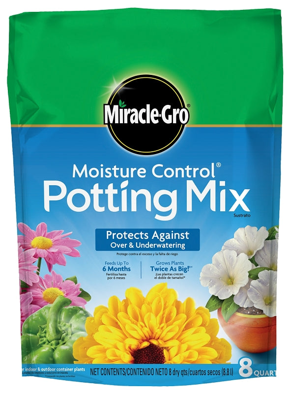 Miracle-Gro Potting Soil, Solid, 8 qt