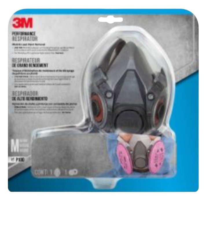 3M 6000 Series 6297PA1-A-NA Particle Respirator, M Mask