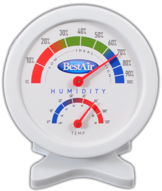BestAir Indoor Hygrometer, Humidity Level Gauge