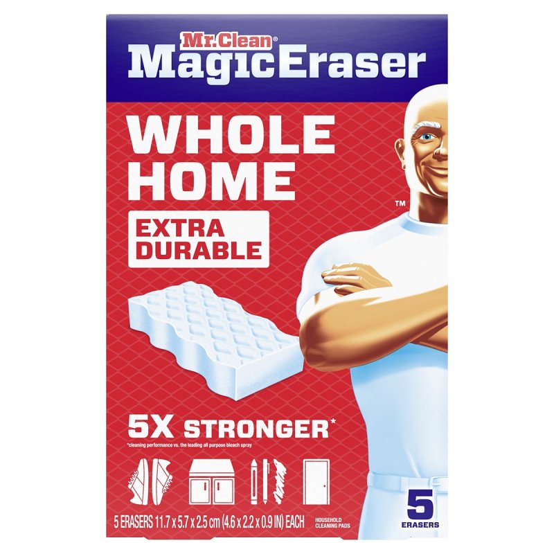 Mr Clean Magic Eraser 030772228750 Whole Home Extra Durable Sponge