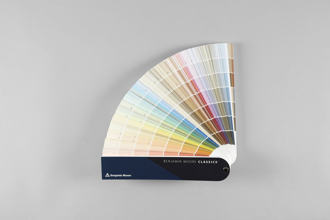 Benjamin Moore Classics fan deck fanned out