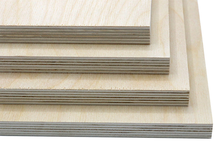 Baltic birch plywood, smooth hardwood face, cut to size by the square foot at New York Paint & Hardware, Upper East Side NYC