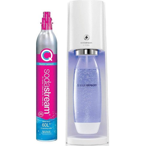 SodaStream CO2 Carbonator Spare Cylinder, 60L Quick Connect Pink 1132250010